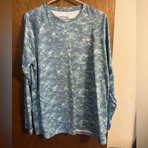 Men’s Columbia fishing shirt, long sleeve size large